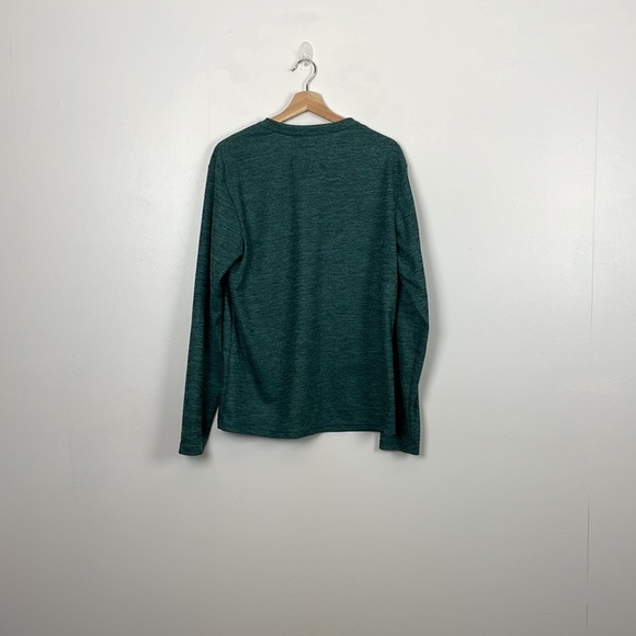 Nomad sweatshirt men Medium long sleeve 1/4 button pullover front pocket shirt - Picture 4 of 8